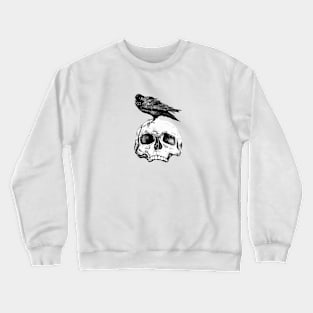 Skull raven head Crewneck Sweatshirt